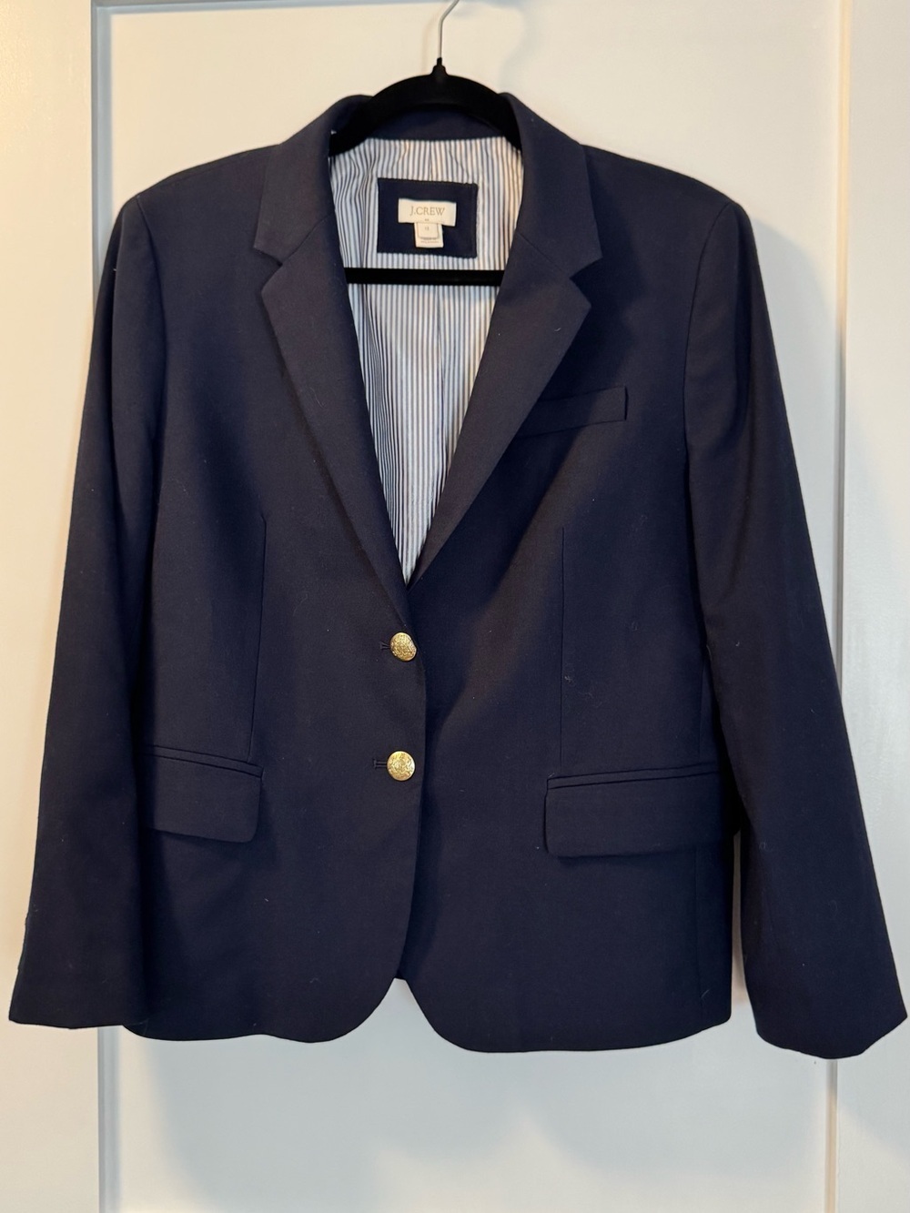 J. Crew Navy Blazer with Gold Buttons - Picture 4 of 5